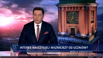 Paski informacyjne w TVP Info 