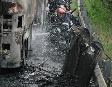 Miniatura: Polski autokar spłonął w Austrii
