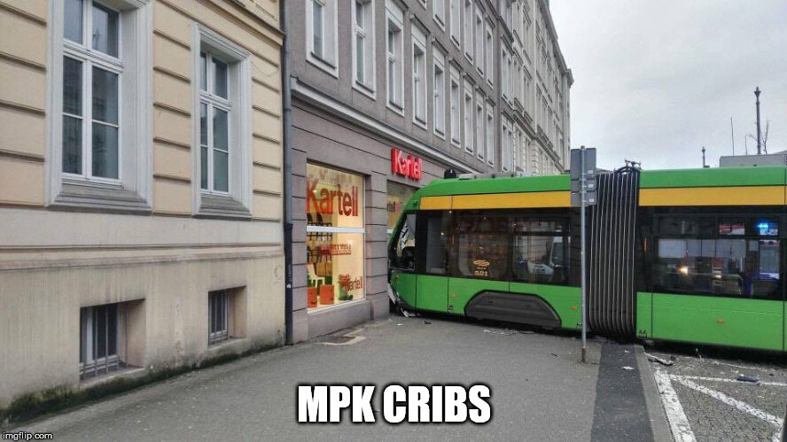 Mem z poznańskim tramwajem 