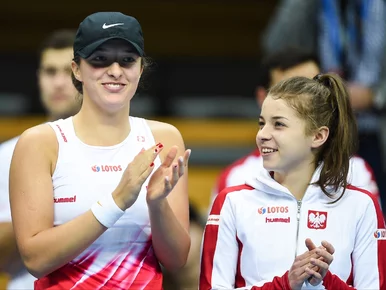 Miniatura: Maja Chwalińska pomogła Idze Świątek....