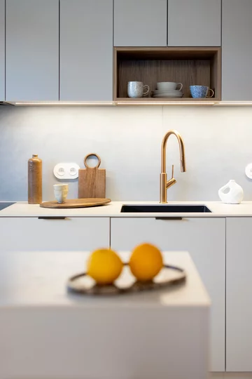 Mieszkanie dla rodziny 2+1, projekt i nadzór nad realizacją: Joanna Lemka-Wójcik, jlw studio 