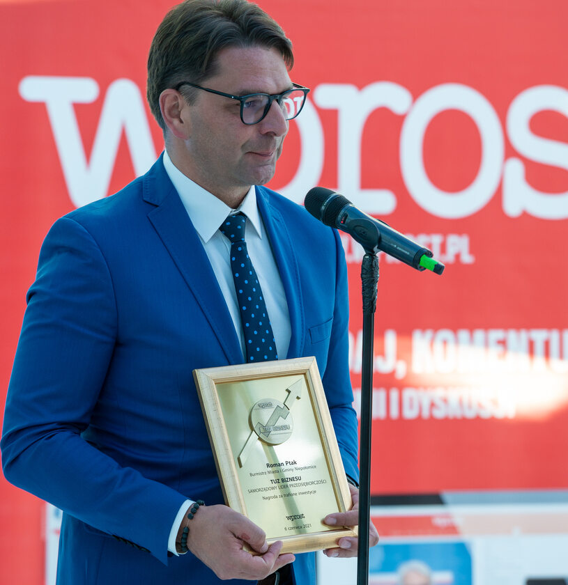 Roman Ptak, burmistrz miasta i gminy Niepołomice 