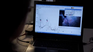 Zdjęcie z prac laboratorium LANBOZ 