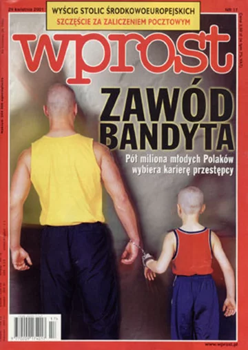 Okładka tygodnika Wprost nr 17/2001 (961)