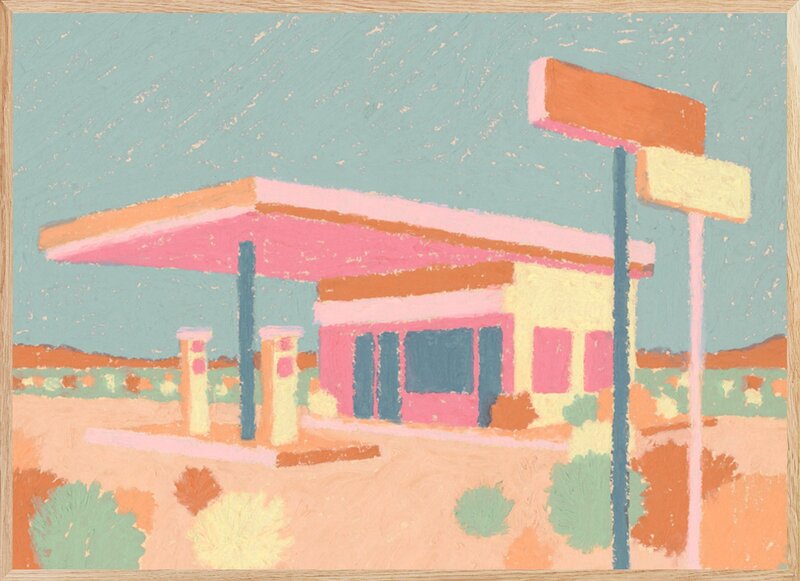 Pastelowy plakat