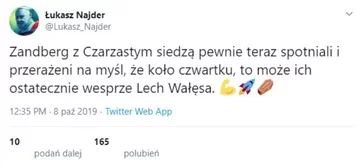 Mem z Lechem Wałęsą 