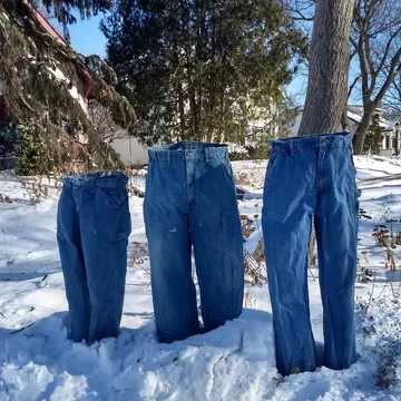 Zamarznięte spodnie 