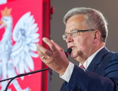 Miniatura: Komorowski o straszeniu Polaków Trumpem:...