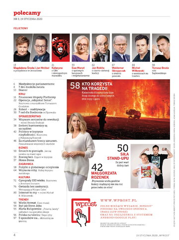 Spis treści "Wprost" 3/2020