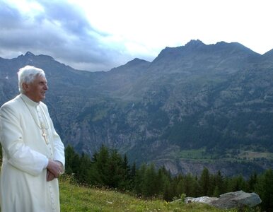 Miniatura: Papież prosi o modlitwę za swego następcę....