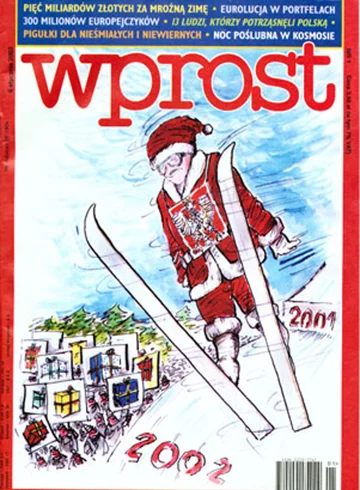 Okładka tygodnika Wprost nr 1/2002 (997)