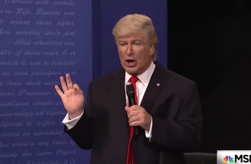 Alec Baldwin jako Donald Trump 