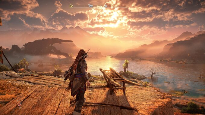 Screen z rozgrywki w Horizon Forbidden West na PlayStation 5