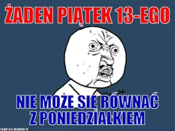 Piątek trzynastego – mem 