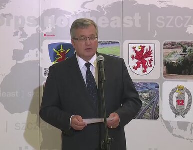 Miniatura: Komorowski: Trzeba sprawdzić zdolności...