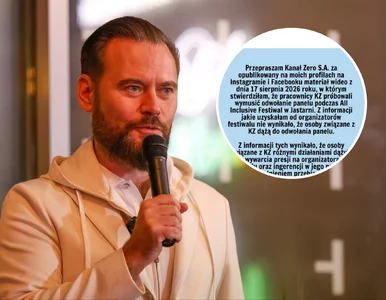 Miniatura: Przeprosiła Kanał Zero. „Informacja...