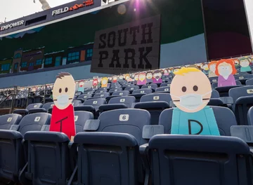 Postaci z serialu „South Park” na stadionie drużyny Denver Broncos 