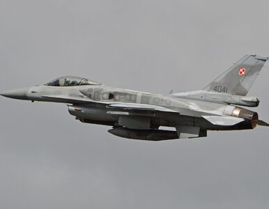 Miniatura: To polskie F-16 przechwyciły samolot z...