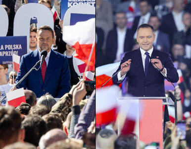 Miniatura: Trzaskowski liderem, przepaść między...