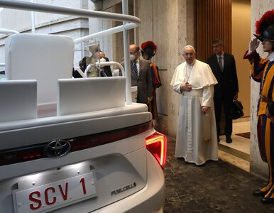 Papież Franciszek jest ekologiem. Właśnie przyjął papamobile na wodór