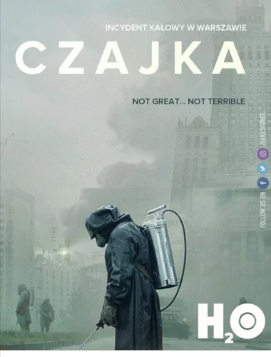 Mem komentujący drugą awarię kolektora oczyszczalni „Czajka”