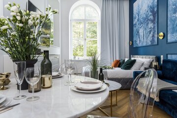 Mały apartament w&nbsp;Krakowie, proj. Loft Affair x Dekorian Home