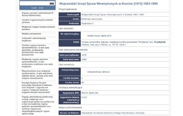 Informacja o&nbsp;Andrzeju Przyłębskim zarejestrowanym jako TW "Wolfgang" w&nbsp;inwentarzu IPN