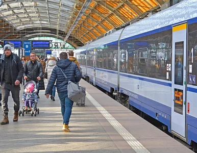 Miniatura: Kobieta przeżyła upadek pod pociąg....