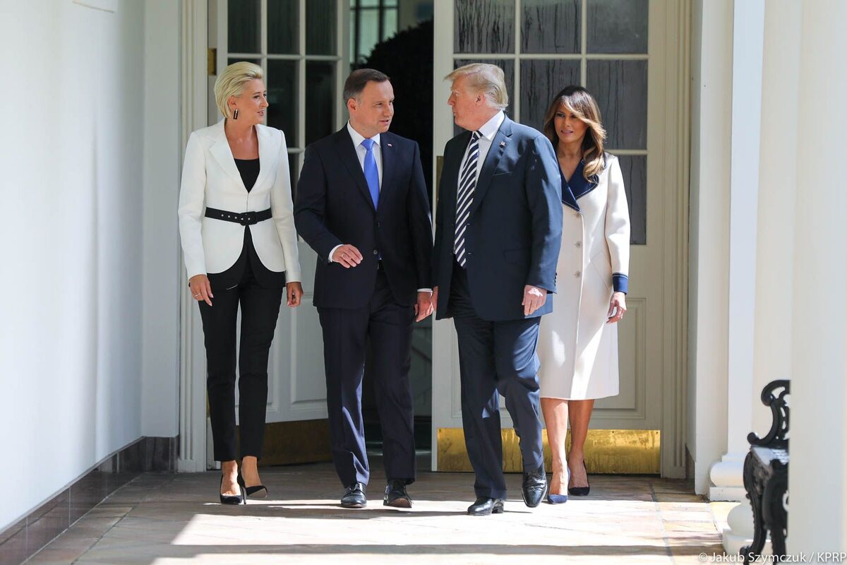 Wizyta prezydenta Andrzeja Dudy i Agaty Kornhauser-Dudy w Białym Domu 