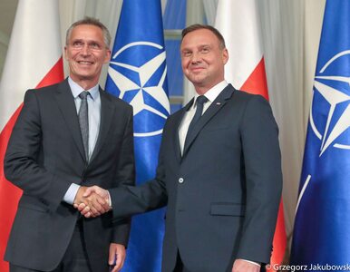 Miniatura: Prezydent spotkał się z szefem NATO....