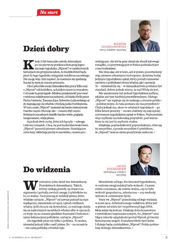 Na start "Wprost" nr 32/2019