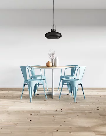 Kolor niebieski we wnętrzu 