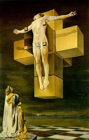 Salvador Dali "Corpus Hypercubus" 1954 r. 