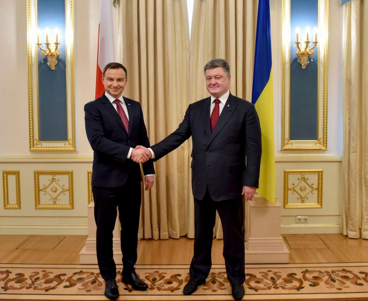 Andrzej Duda i Petro Poroszenko (fot. Twitter/Petro Poroshenko)