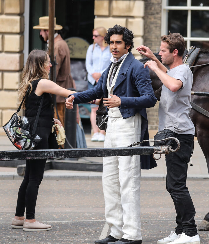 Dev Patel na planie „The Personal History of David Copperfield” 