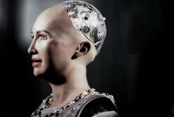 Sophia, humanoidalny robot obdarzony sztuczną inteligencją 