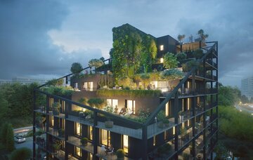 Żorro, budynek mieszkaniowy wielorodzinny, projekt: Frantagroup Architects
