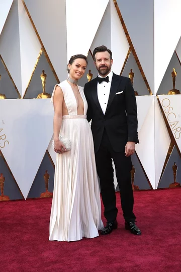 Olivia Wilde i Jason Sudeikis (fot. oscar.go.com, twitter)