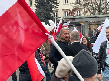 Jarosław Jakimowicz na Marszu Niepodległości 2024 