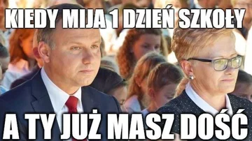 Mem z Andrzejem Dudą 