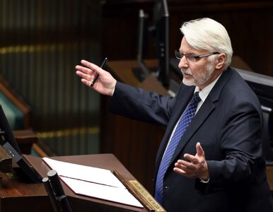 Miniatura: Witold Waszczykowski spokojny o swoją...