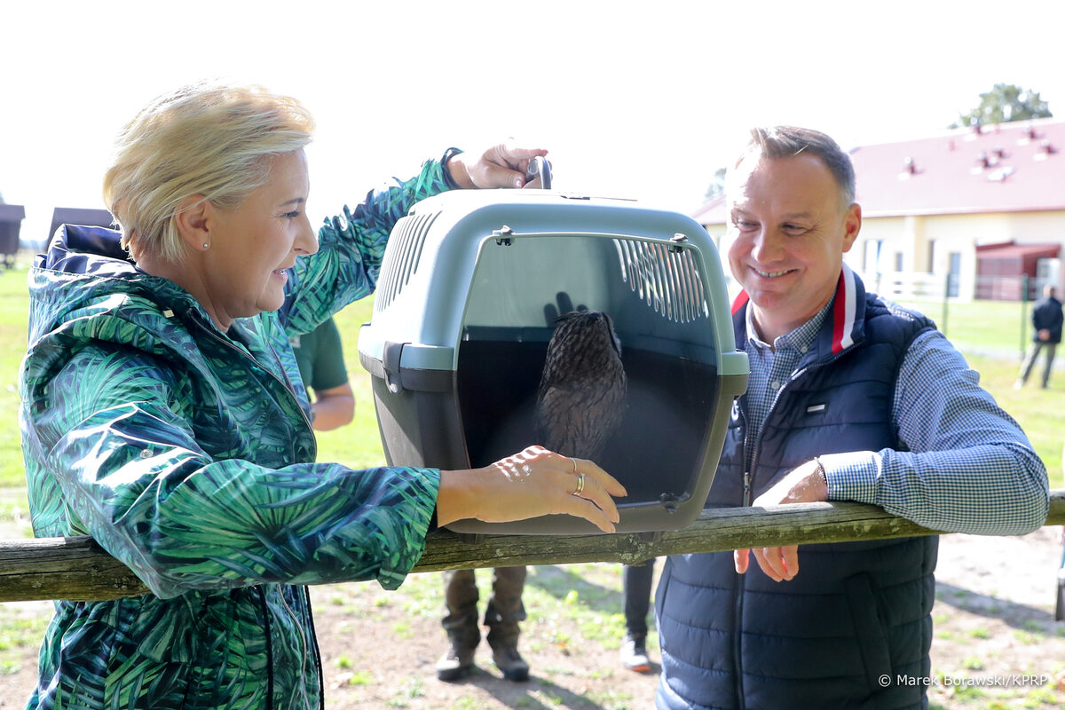 Para Prezydencka odwiedziła Leśny Ośrodek Rehabilitacji Zwierząt 