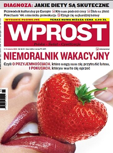 Okładka tygodnika Wprost nr 32/33/2009 (1387)