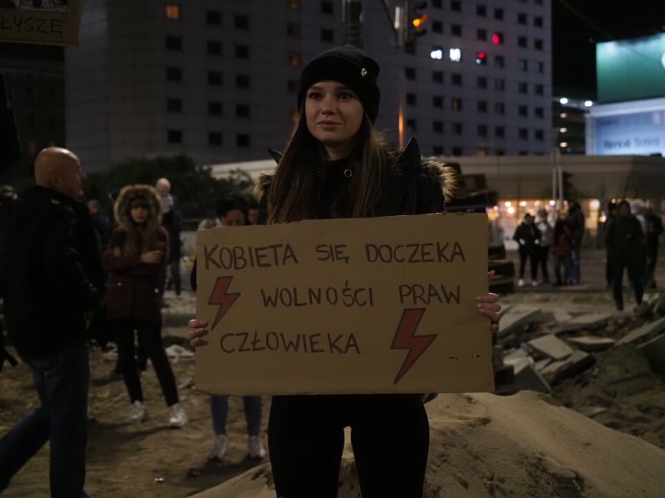 Strajk Kobiet w Warszawie 