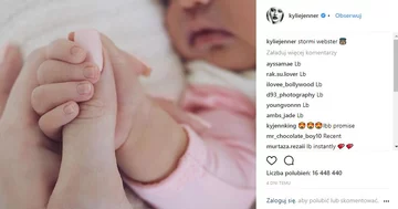 Kylie Jenner przedstawia światu córeczkę - Stormi Webster 