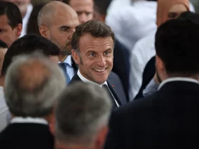 Miniatura: Macron i kokaina? Na rosyjskiego fejka...