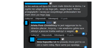 Grupy facebookowa poświęcona kupowaniu węgla z&nbsp;e-sklepu PGG