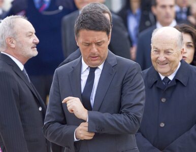 Miniatura: Premier Włoch Matteo Renzi podał się do...