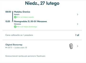 Wsp&oacute;łdzielenie przejazd&oacute;w w&nbsp;związku z&nbsp;wojną w&nbsp;Ukrainie