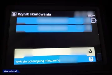 Materiały zabezpieczone podczas akcji CBŚP 